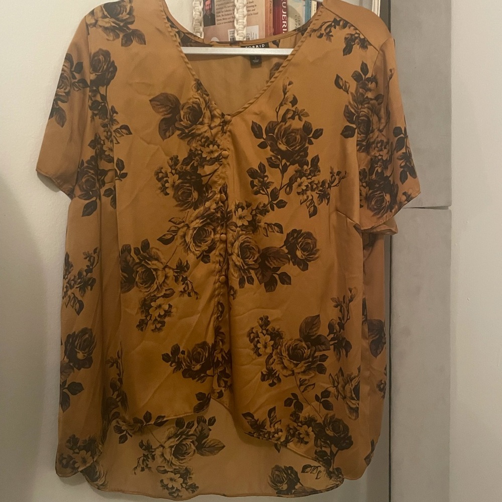 Silky Floral Tee